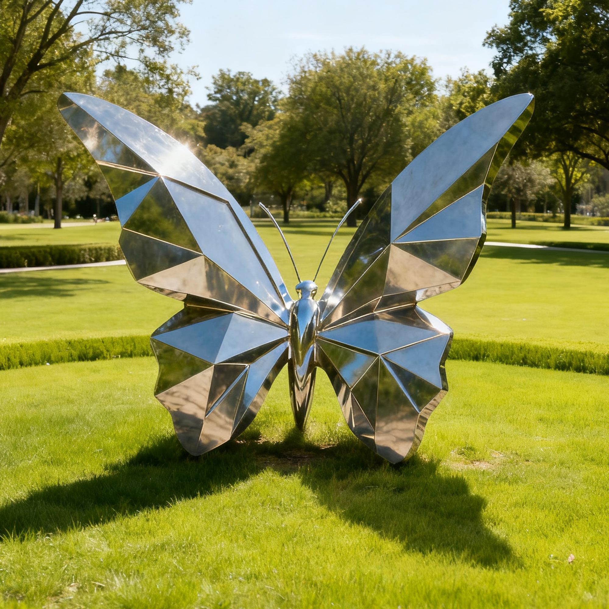 🦋When Art Takes Flight: Metal Butterfly Sculptures —— the Magic in Your Garden