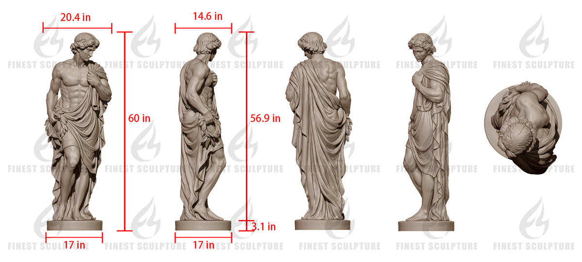 Custom Link for Elizabeth of Custom Natural White Marble Sculpture