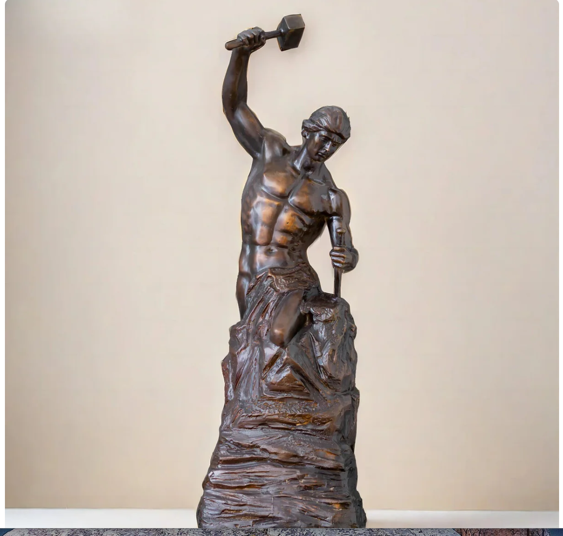 Custom Link for Bill Tuturice of Custom Natural White Marble Sculpture