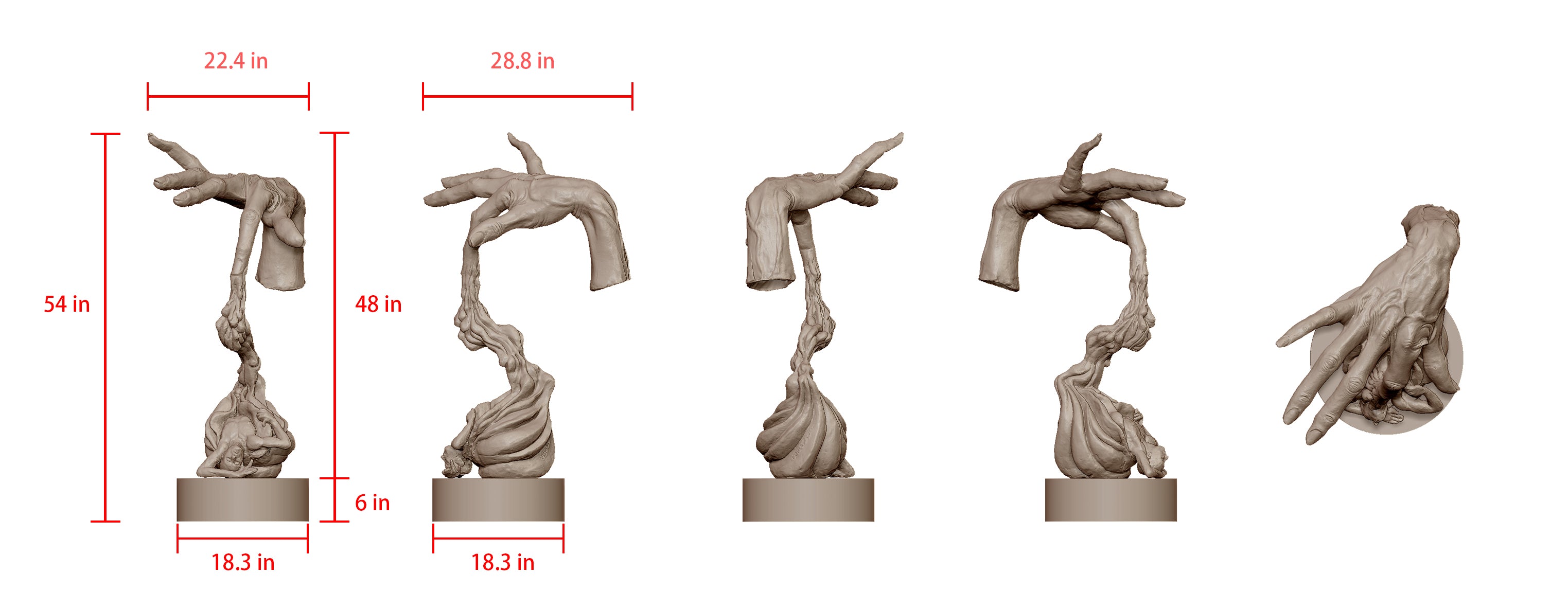 Custom Link for Charles Sherman of Custom Bronze Sculpture-50% Balance