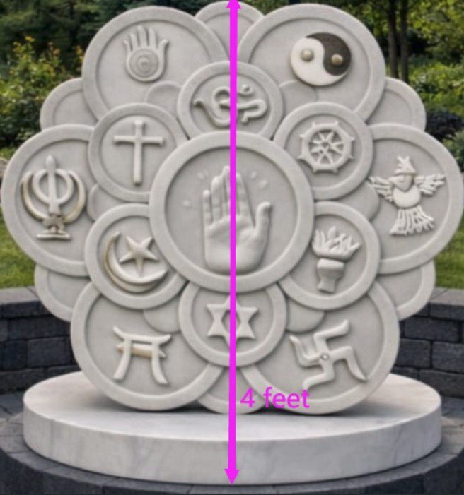 Custom Link for Ramin Baranpourian of Custom Natural White Marble Sculpture-50% Balance