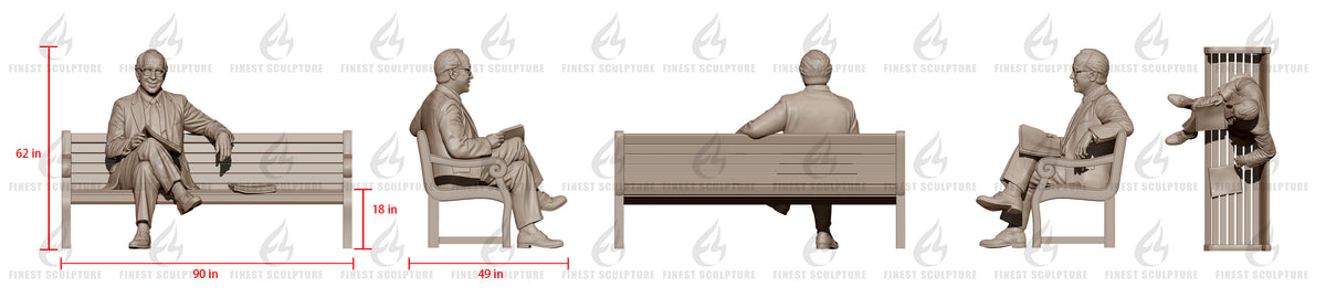 Custom Link for Michael Macauley of Custom Bronze Bench