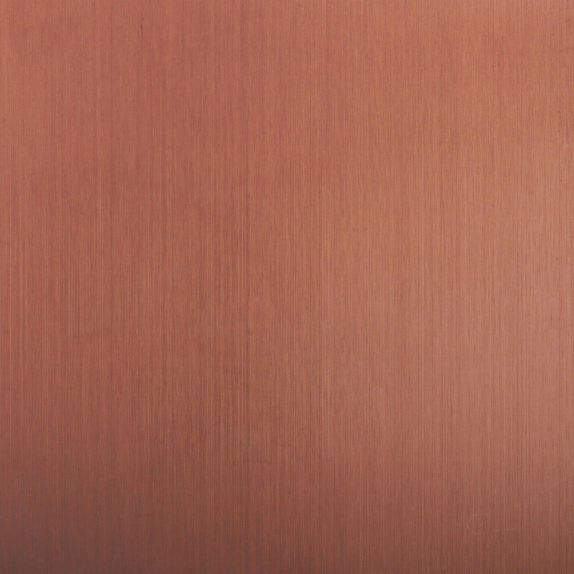 stainless steel color sample rose gold hairline