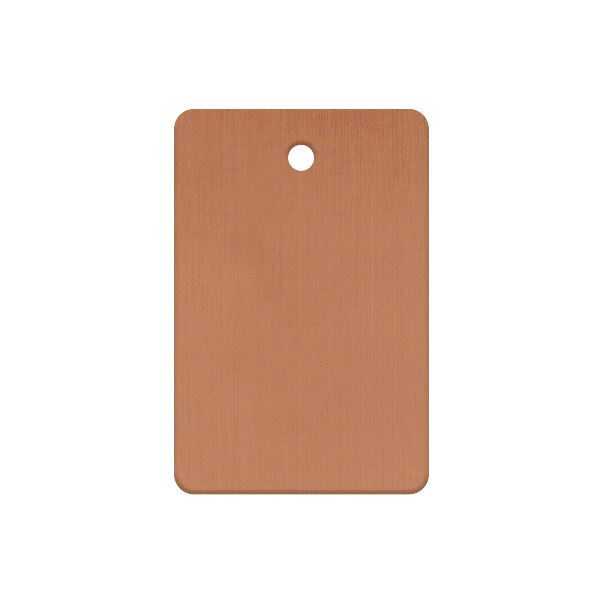 stainless steel color sample titanium gold hairline