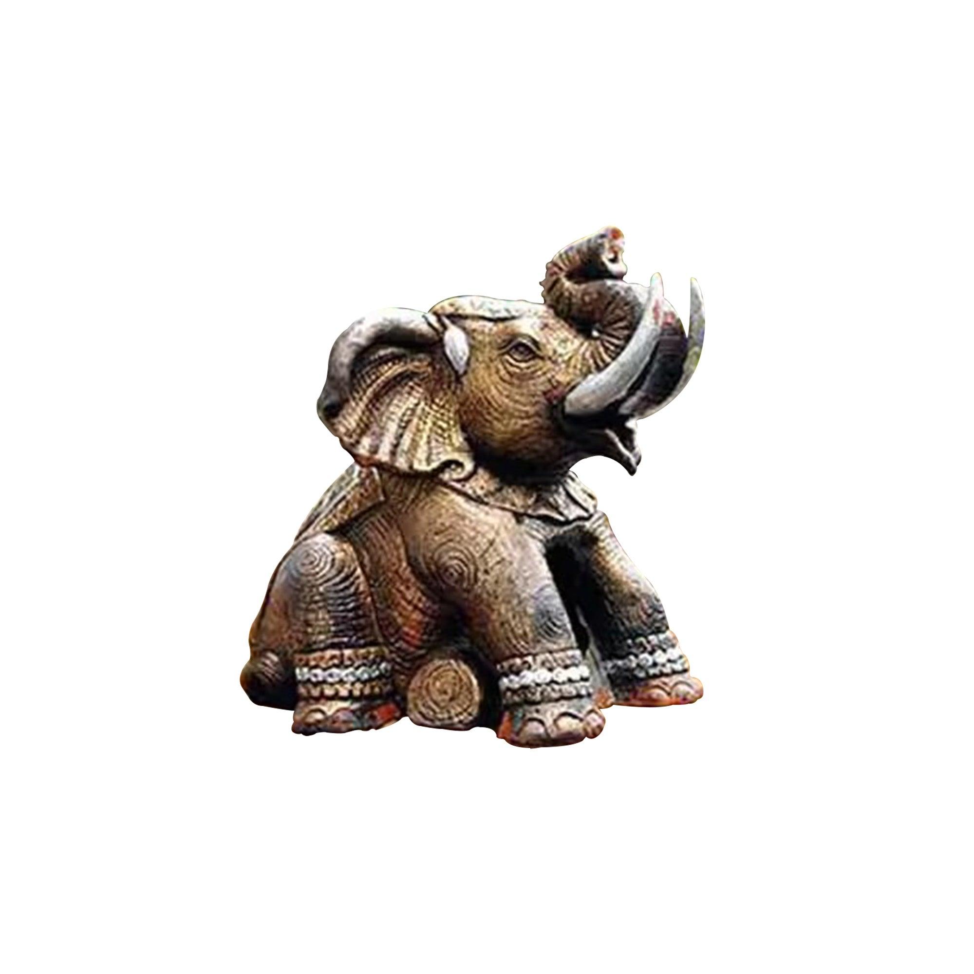 elephant fountain bronze sculpture artwork