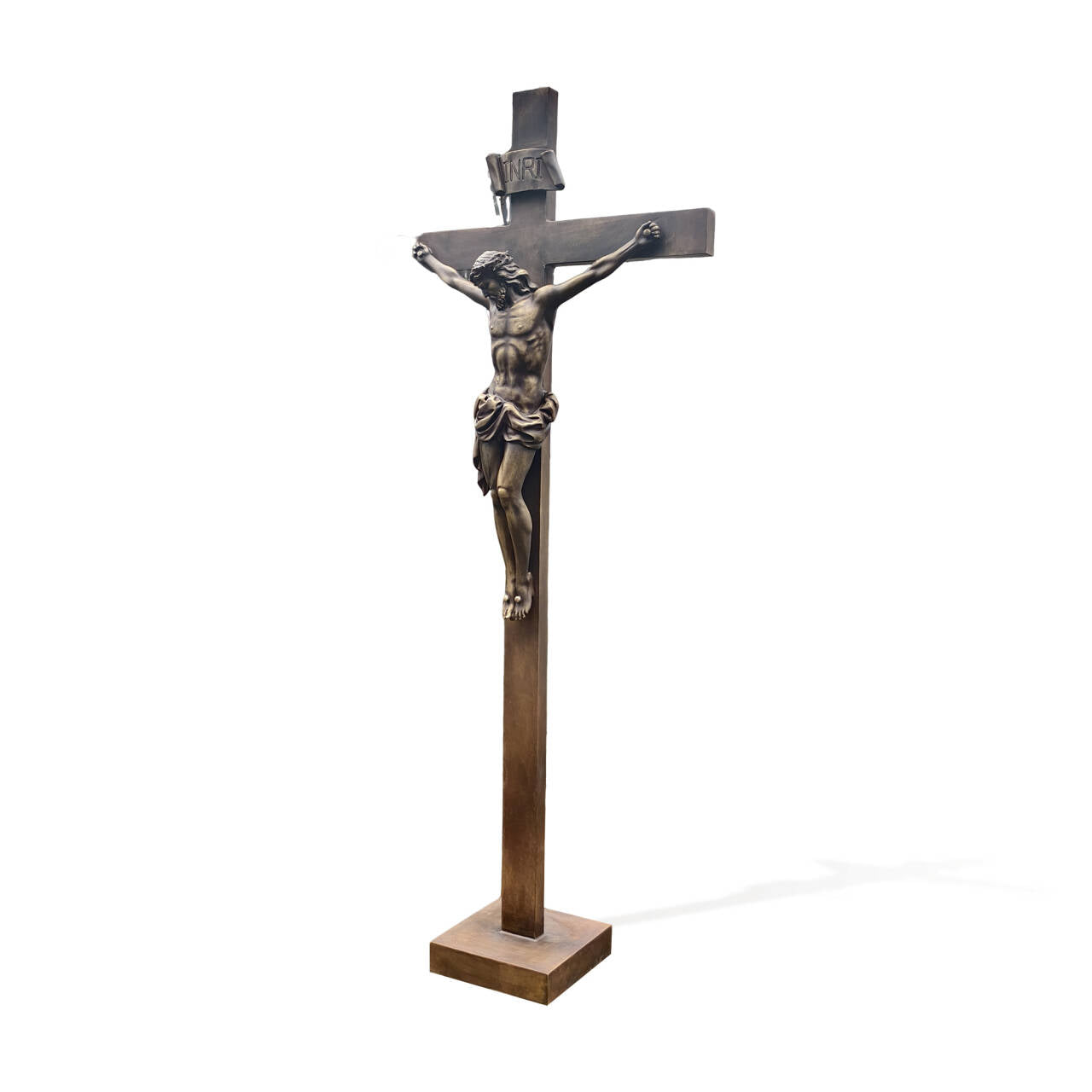 FINEST Crucifixion of Christ – Bronze Crucifix Sculpture Replica for Churches and Sacred Interior Spaces FB-160