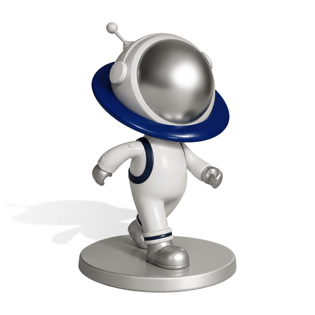Carton Astronaut Fiberglass Sculpture