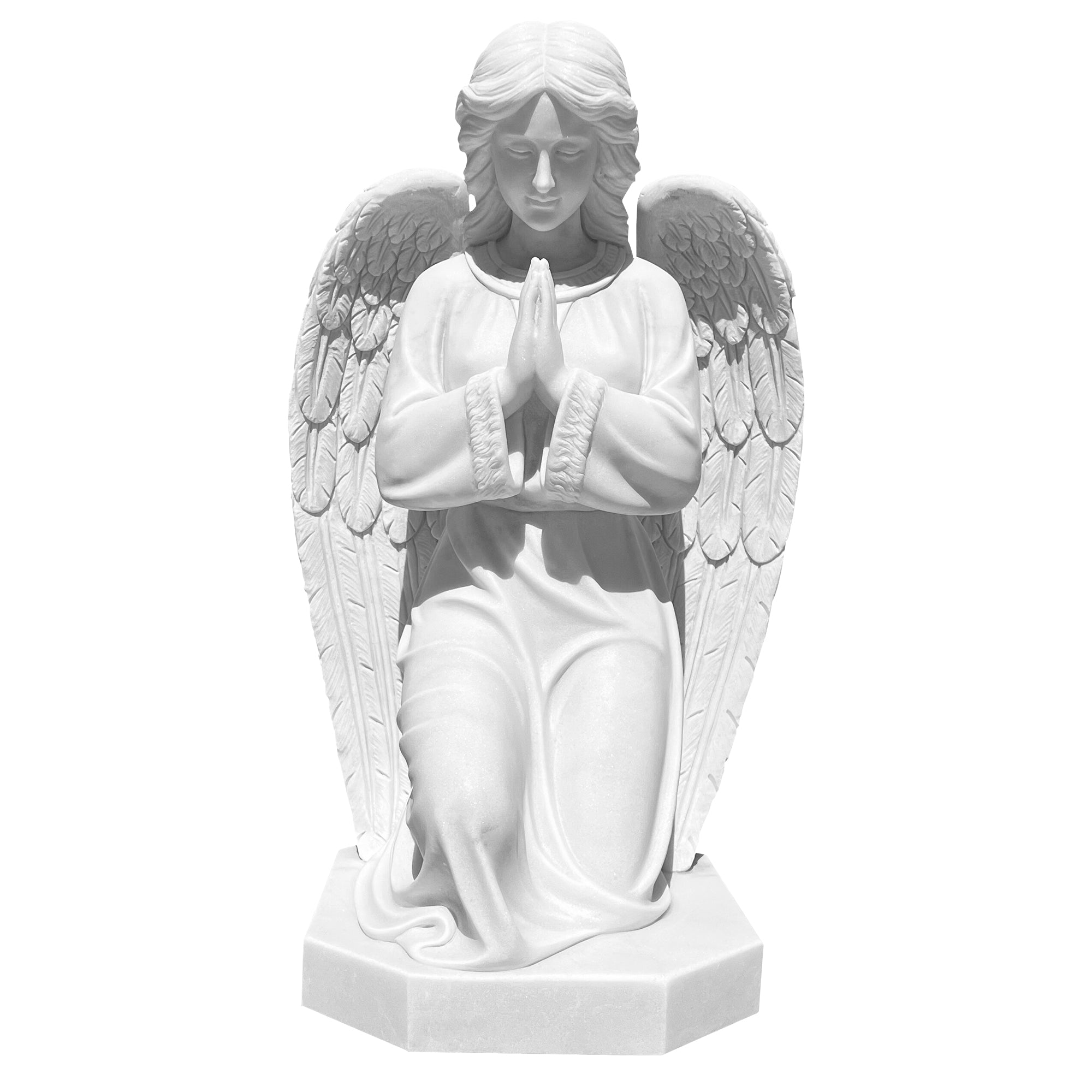 Praying Angel Marble Statue
