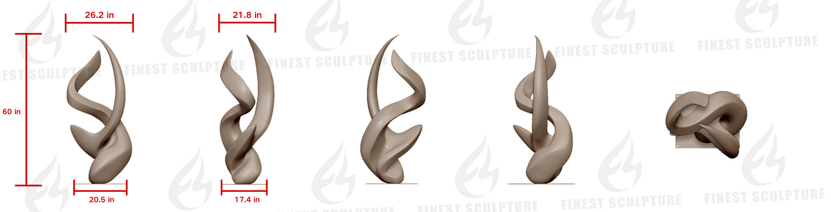 Custom Link for Todd Stevens of Custom Stainless Steel Sculpture-50% Deposit