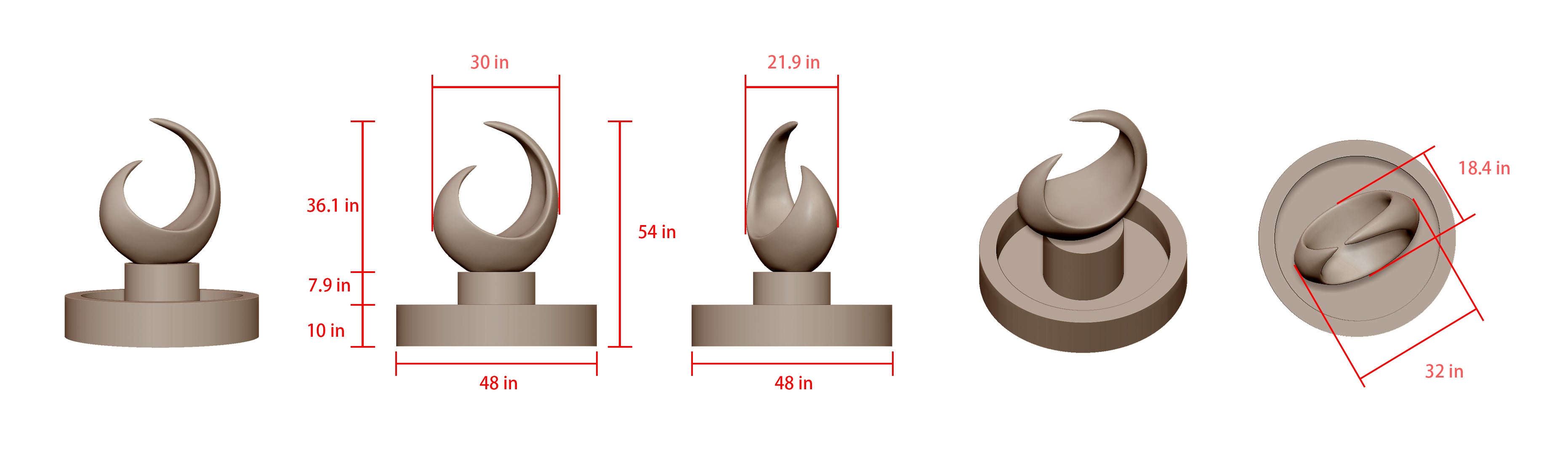 Custom Link for Graeme Laronge of Custom Bronze Fountain Sculpture