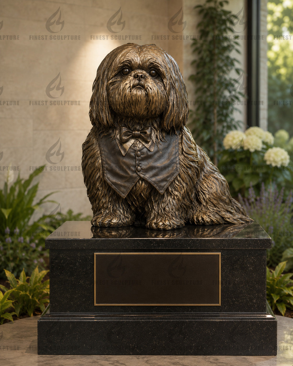 Custom Link for Aaron R Winters of Bronze Dog Sculpture