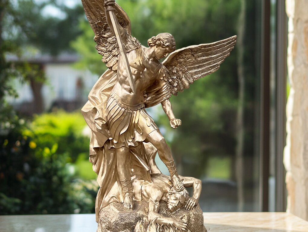 The Splendor of St. Michael the Archangel Sculpture: A Monument of Faith and Strength