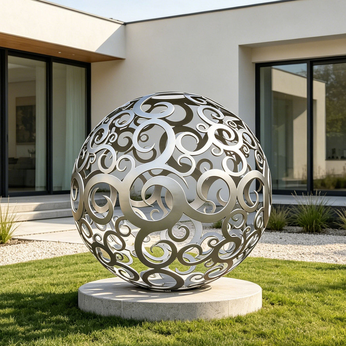 Modern Lawn Sculpture Ideas: Why Stainless Steel Abstract Art Stands Out