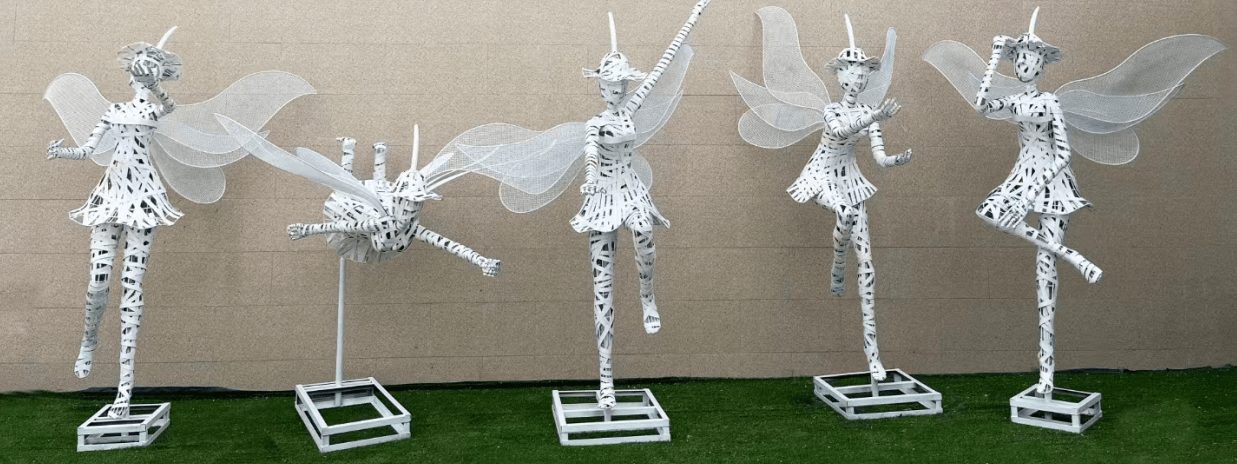 Several common processes of stainless steel sculpture