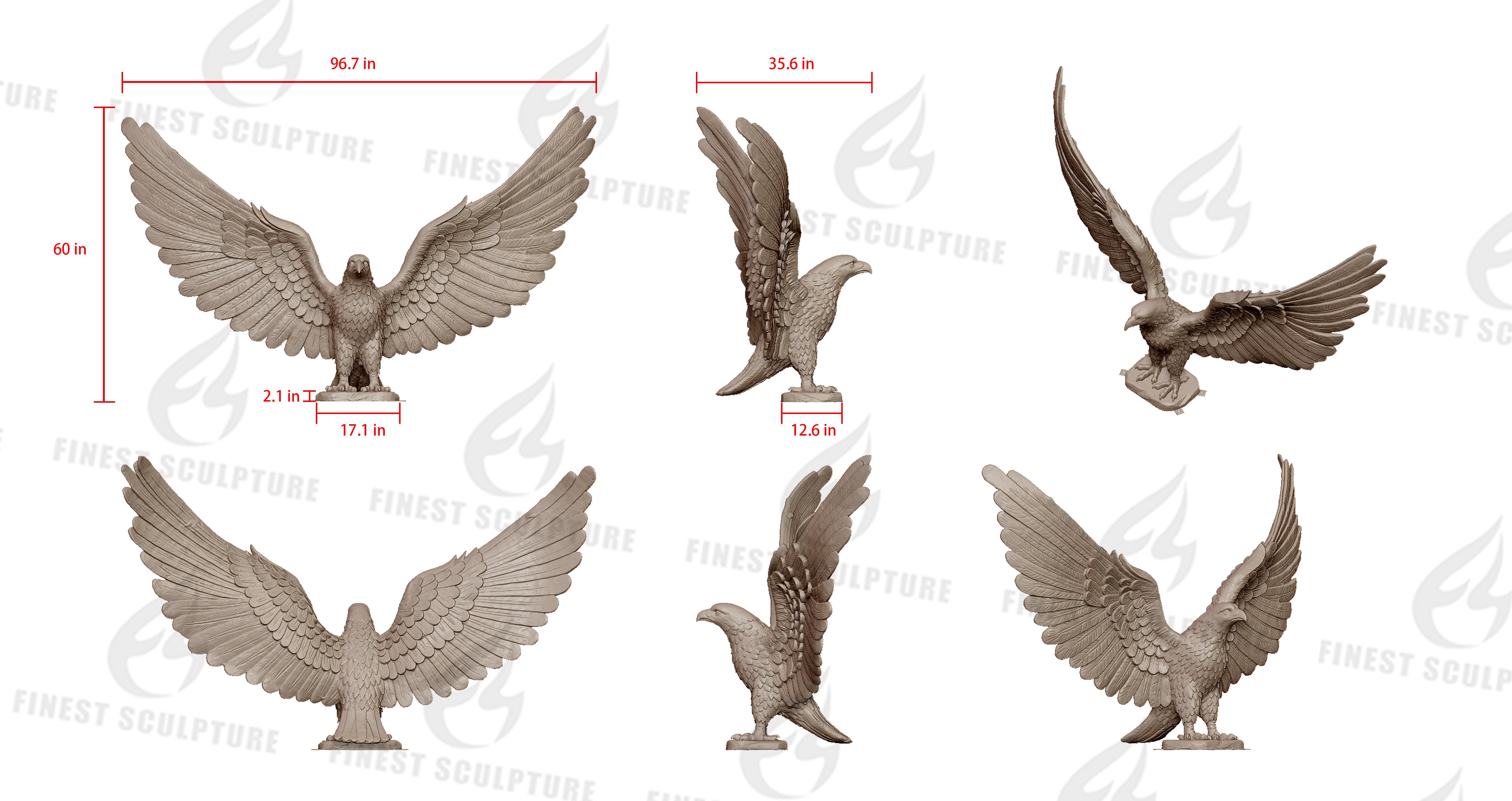 Custom Link for Monika Frary of Custom Bronze Sculpture-50% Balance