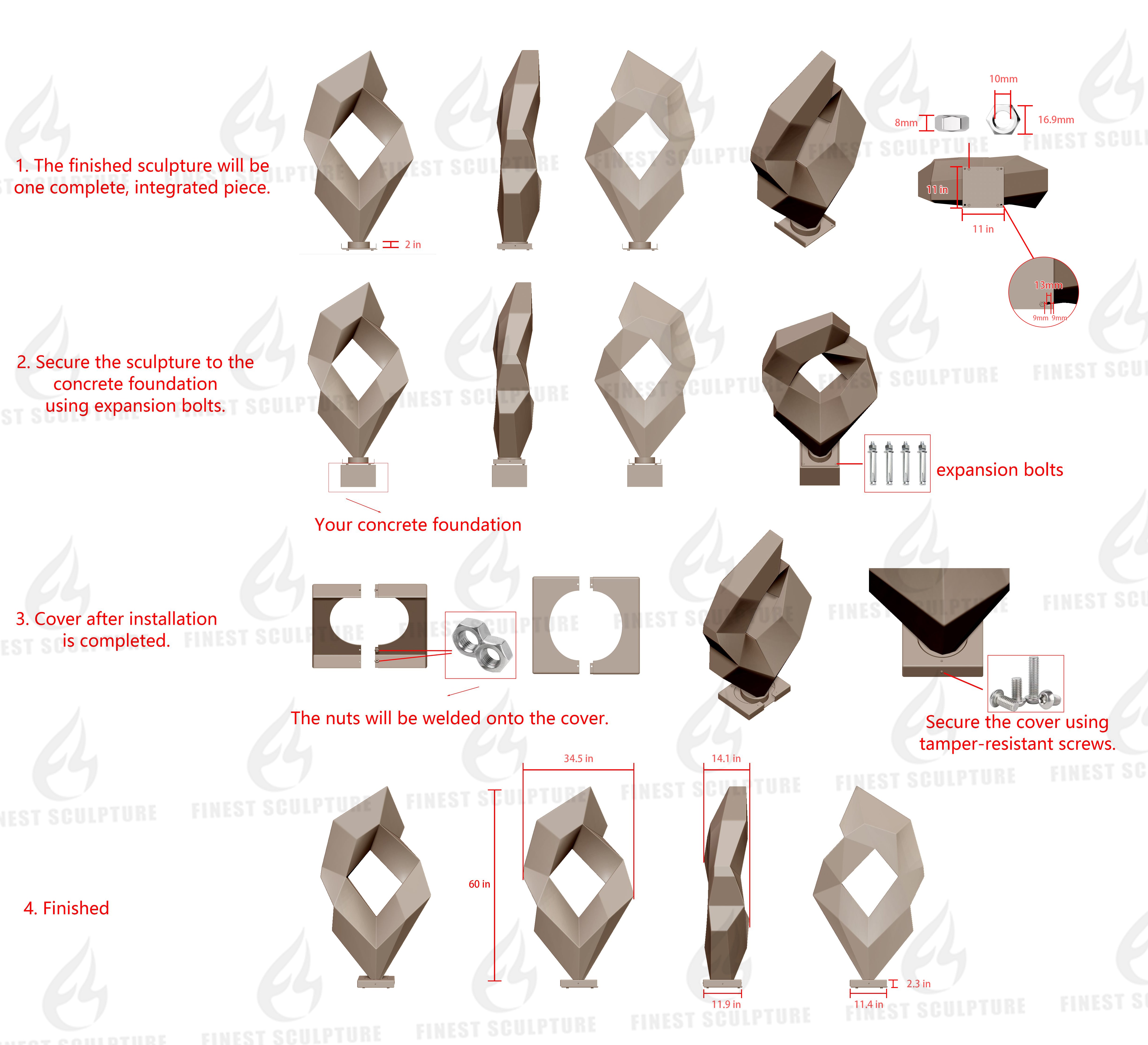 Custom Link for Andrew DeFinis of Custom Bronze Sculpture