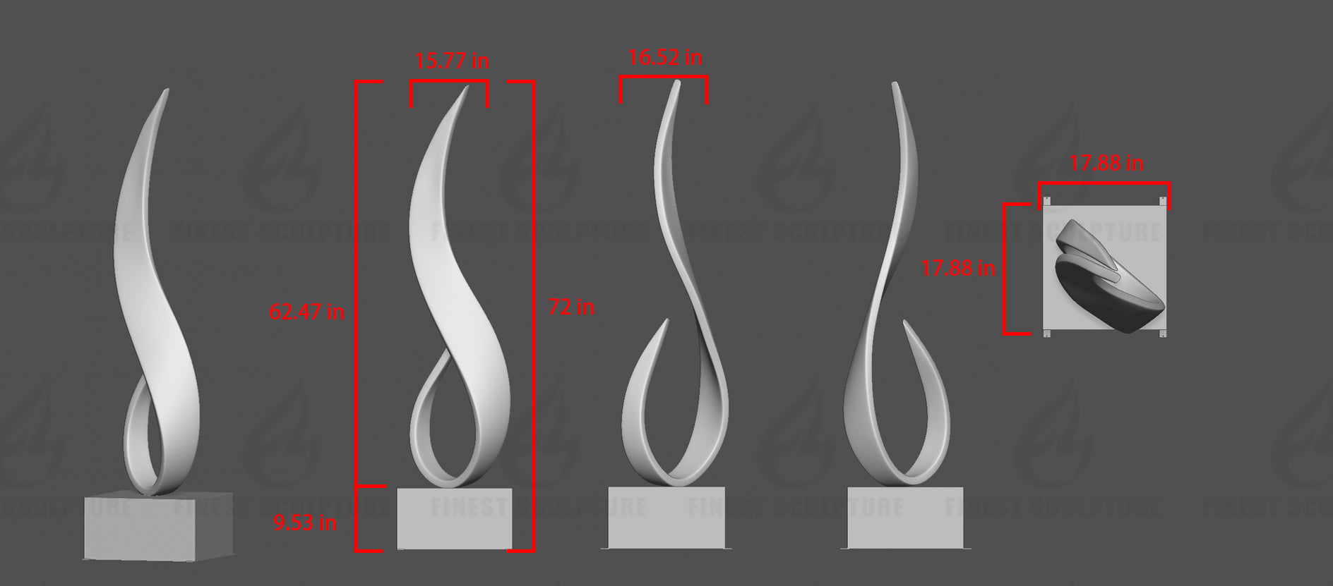 Custom Link for  Alli Greene of  Bronze Abstract Sculpture-50%  Balance