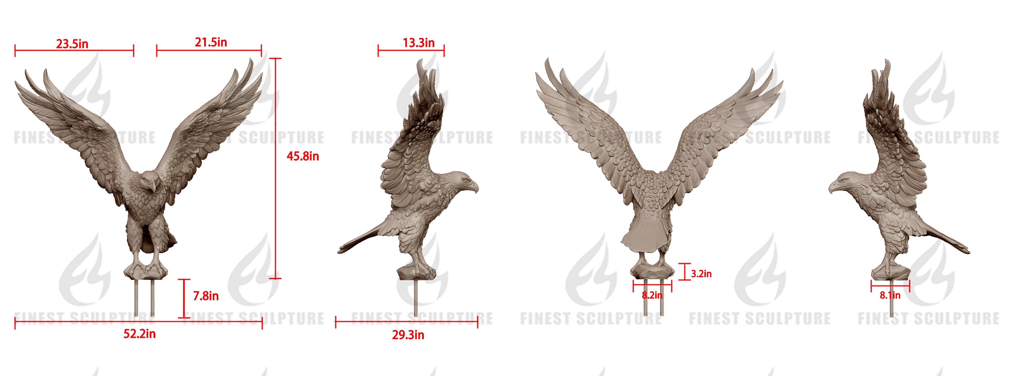Custom Link for Richard Smith of Bronze Sculpture