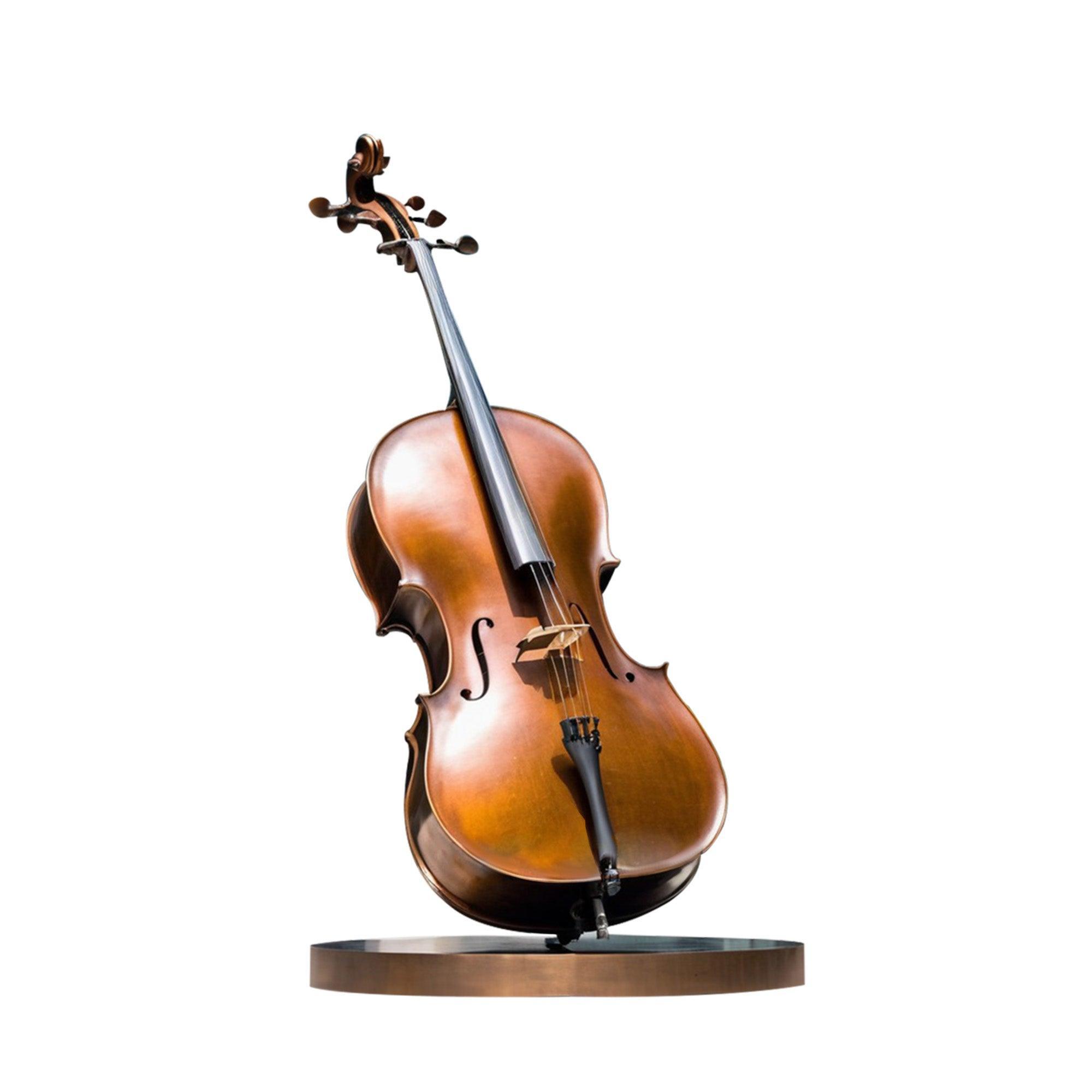 FINEST Sculpture Artwork Bronze Cello Statue For Sale FB-013