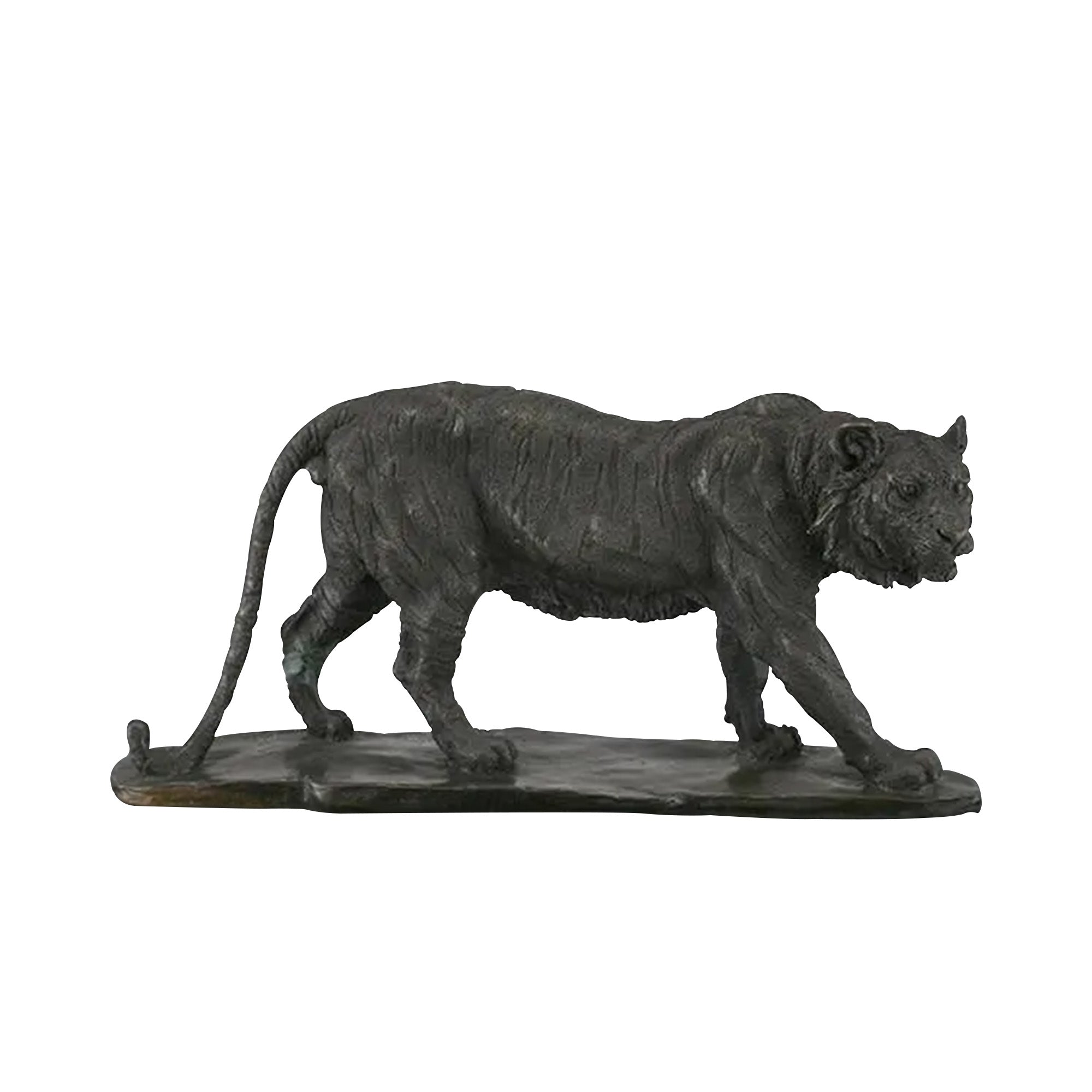 Bronze Saber Toothed Tiger Art Sculpture