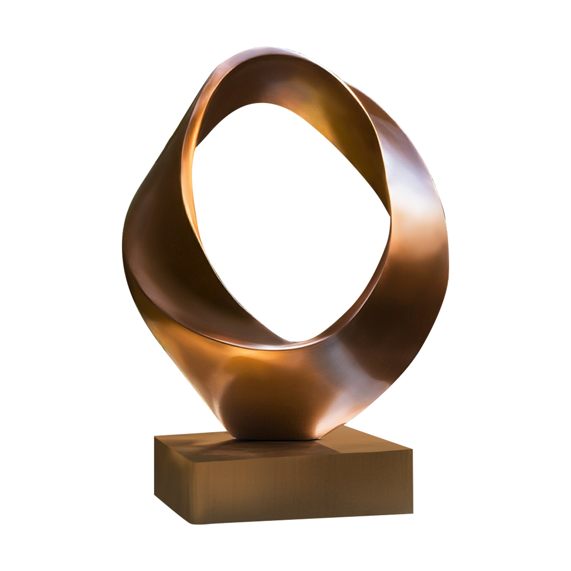 Large size Bronze Abstract Sculpture with base