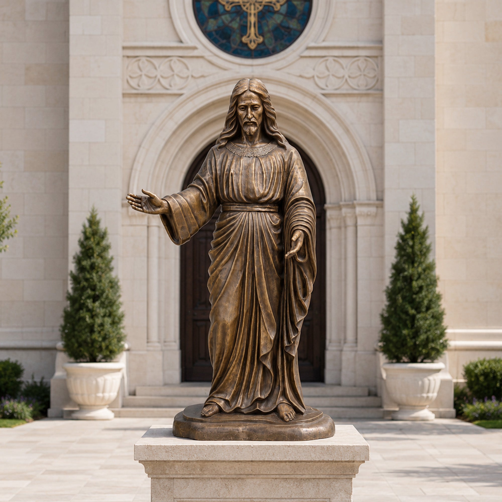 FINEST Bronze Jesus Christ Statue - 
