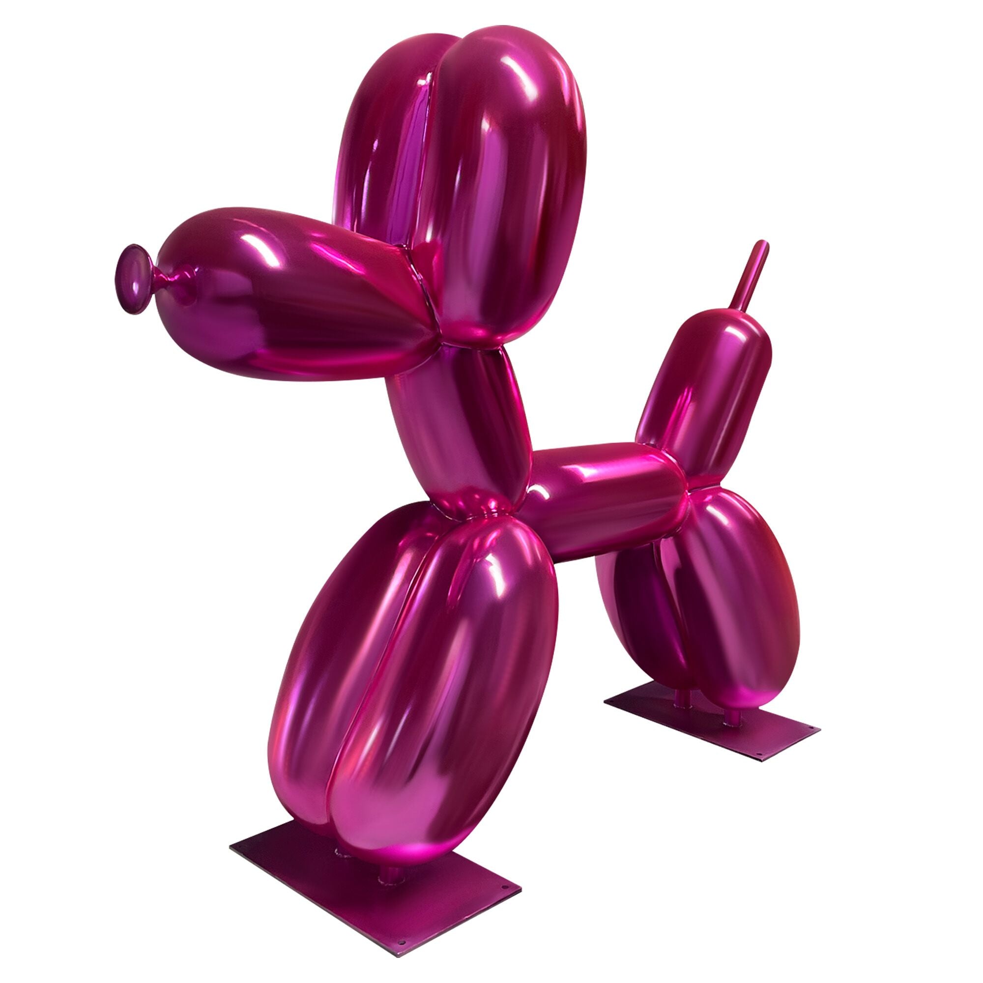 balloon dog fiberglass sculpture