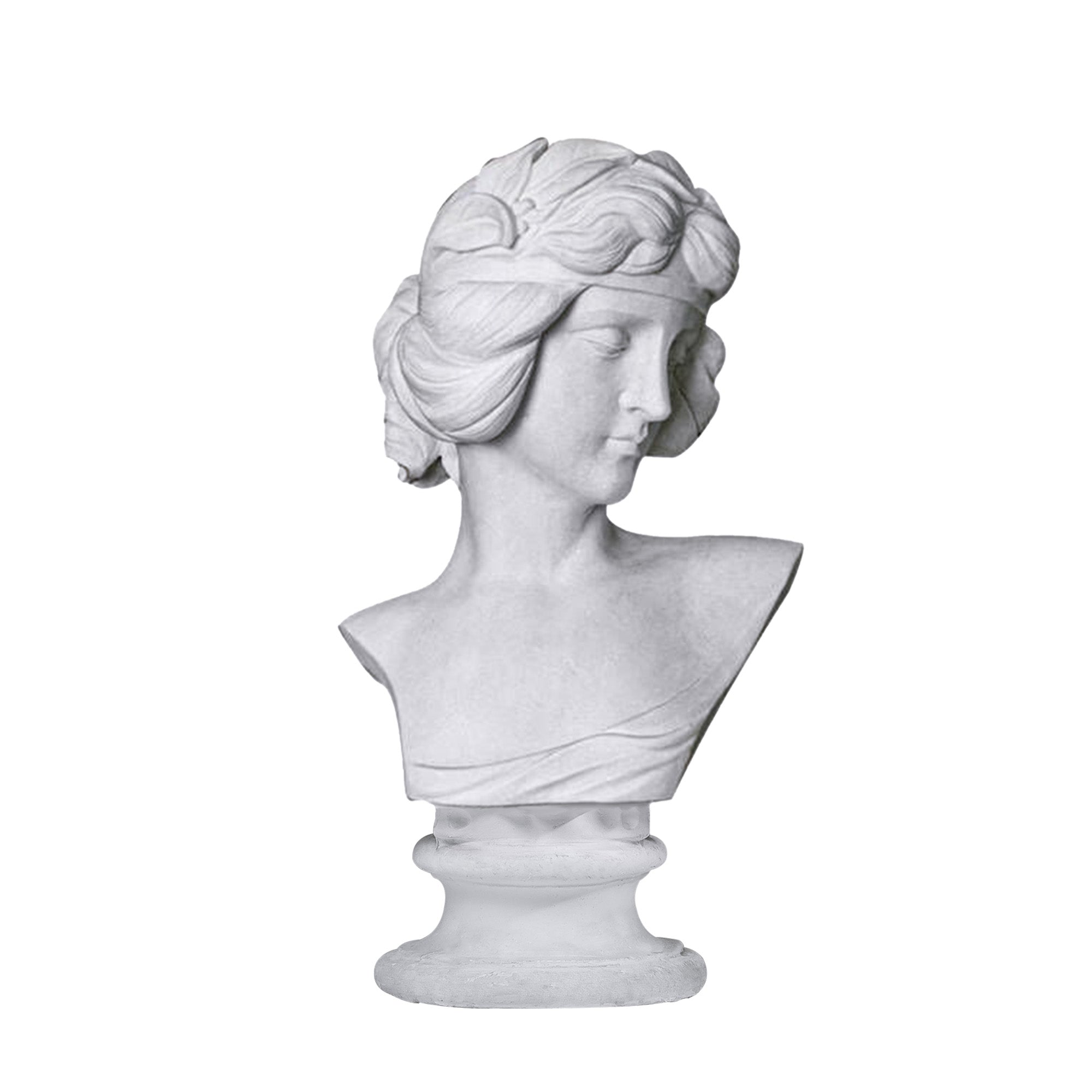 female bust marble statue