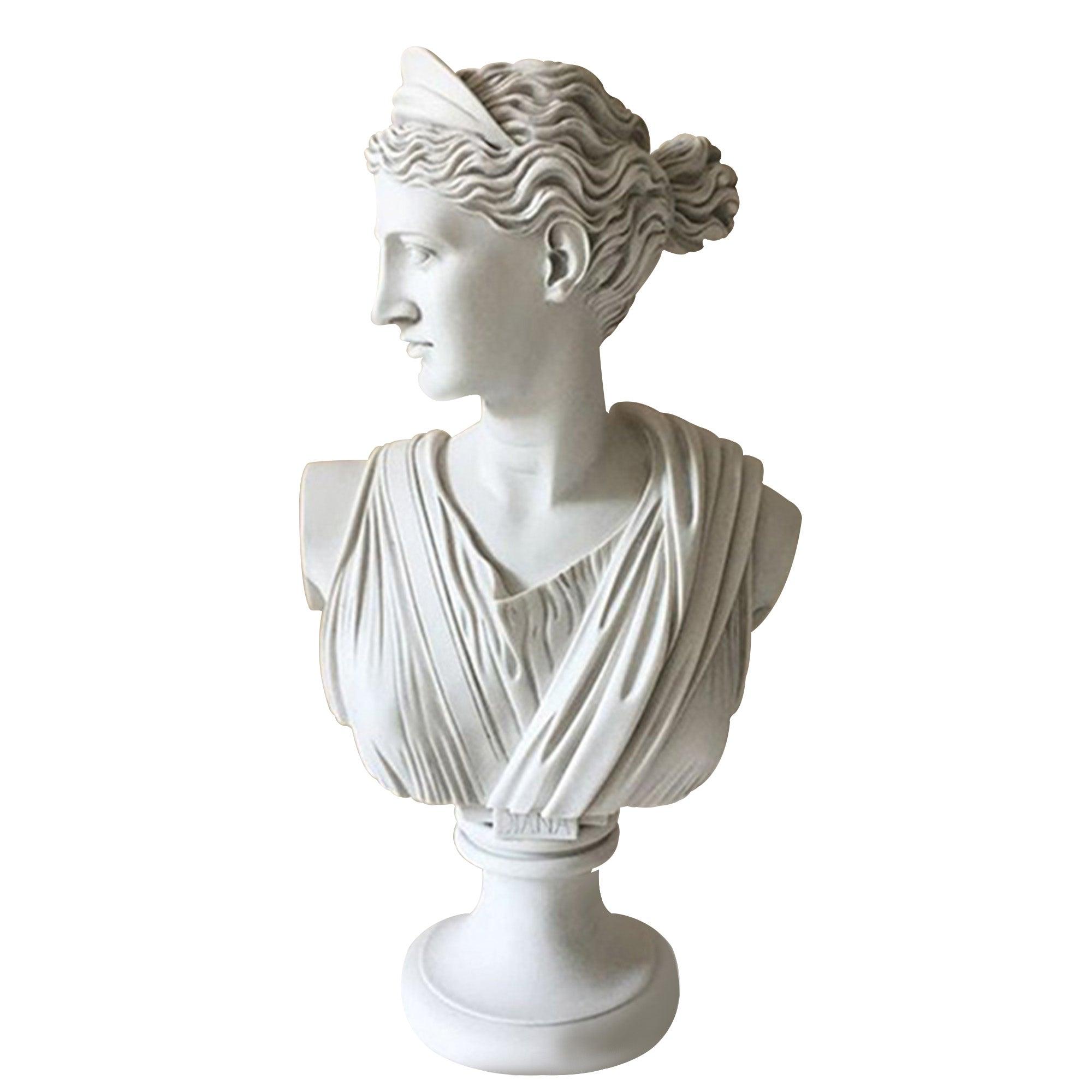 female bust marble statue