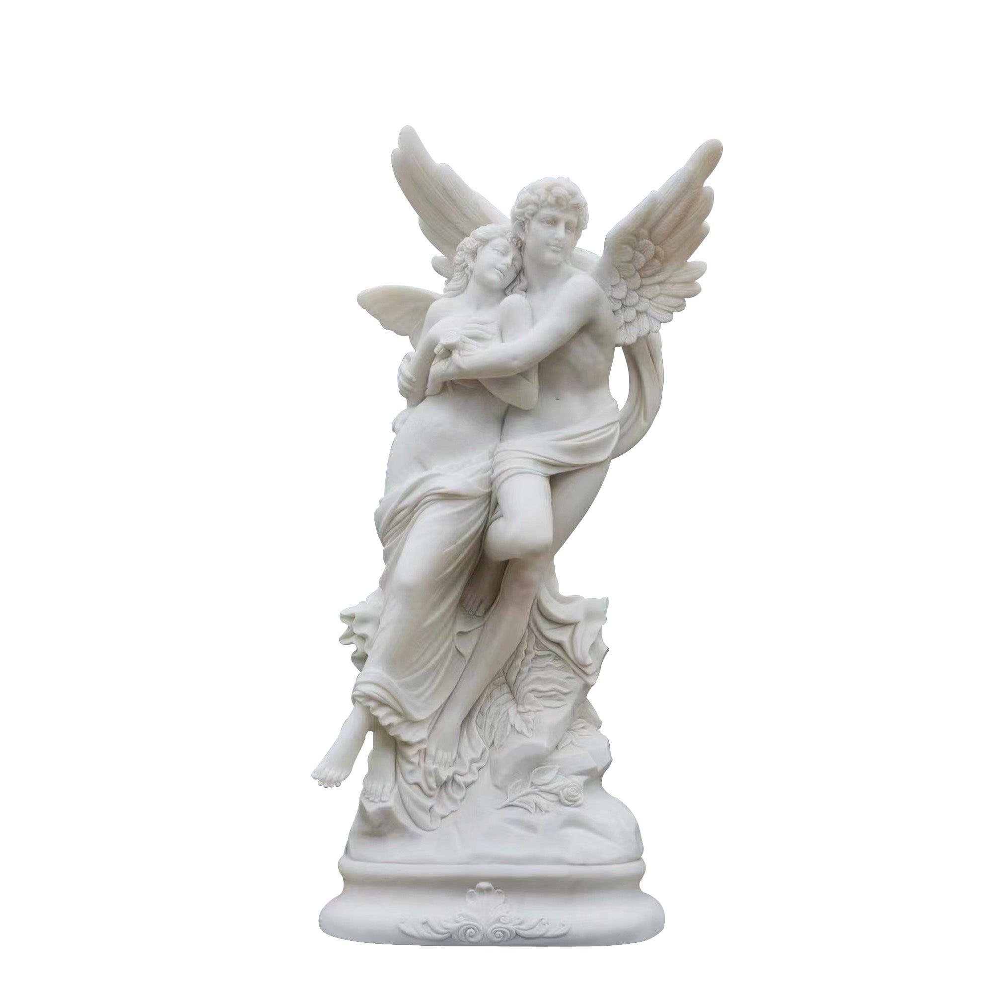 Famous Statues Cupid and Psyche Marble Sculpture