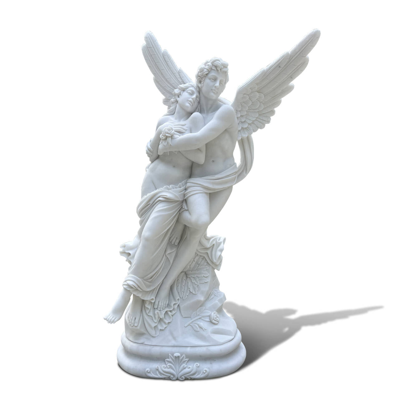 famous Cupid and Psyche marble sculpture decoraion