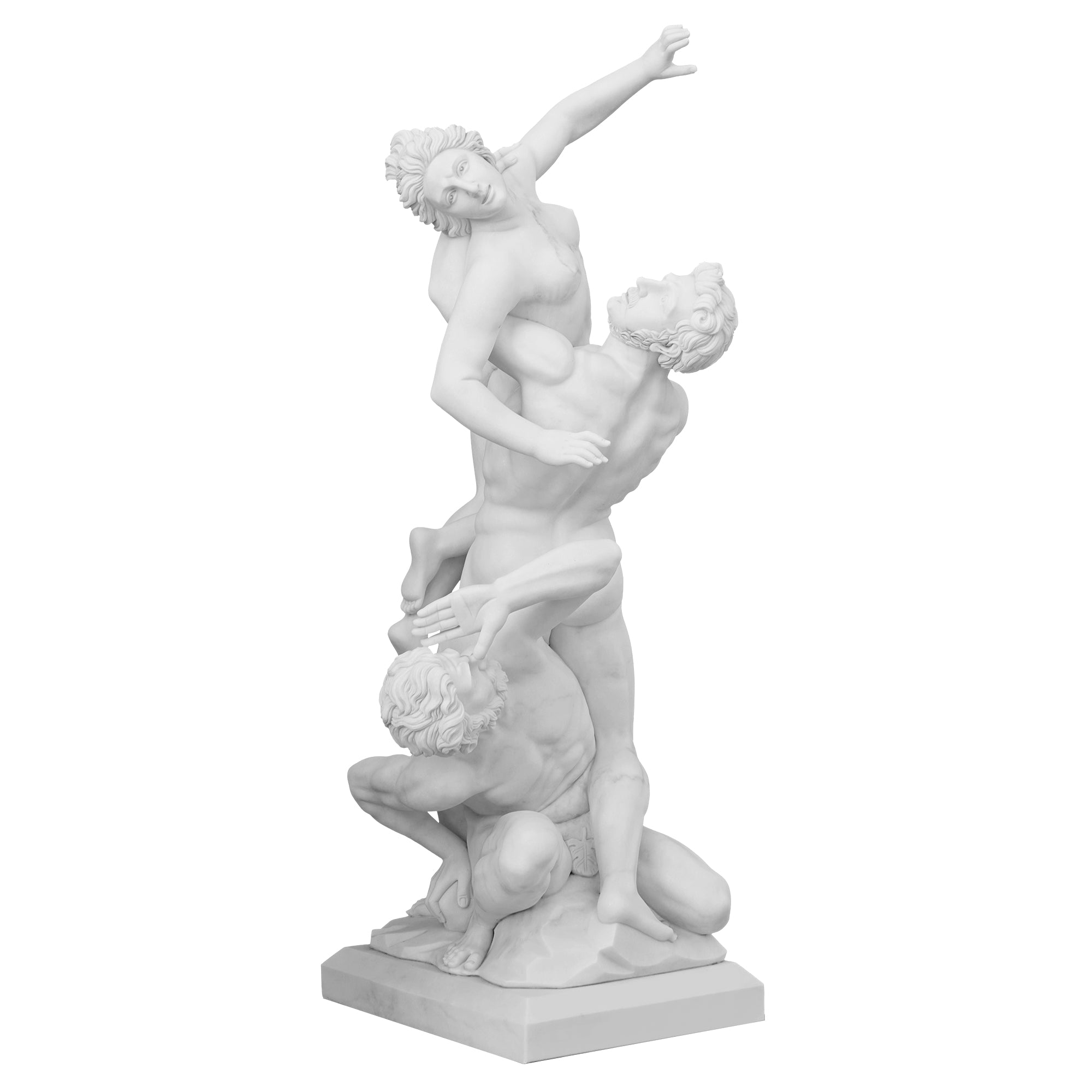 custom Life-size marble statue replica of The Rape of the Sabine Women, a Renaissance masterpiece