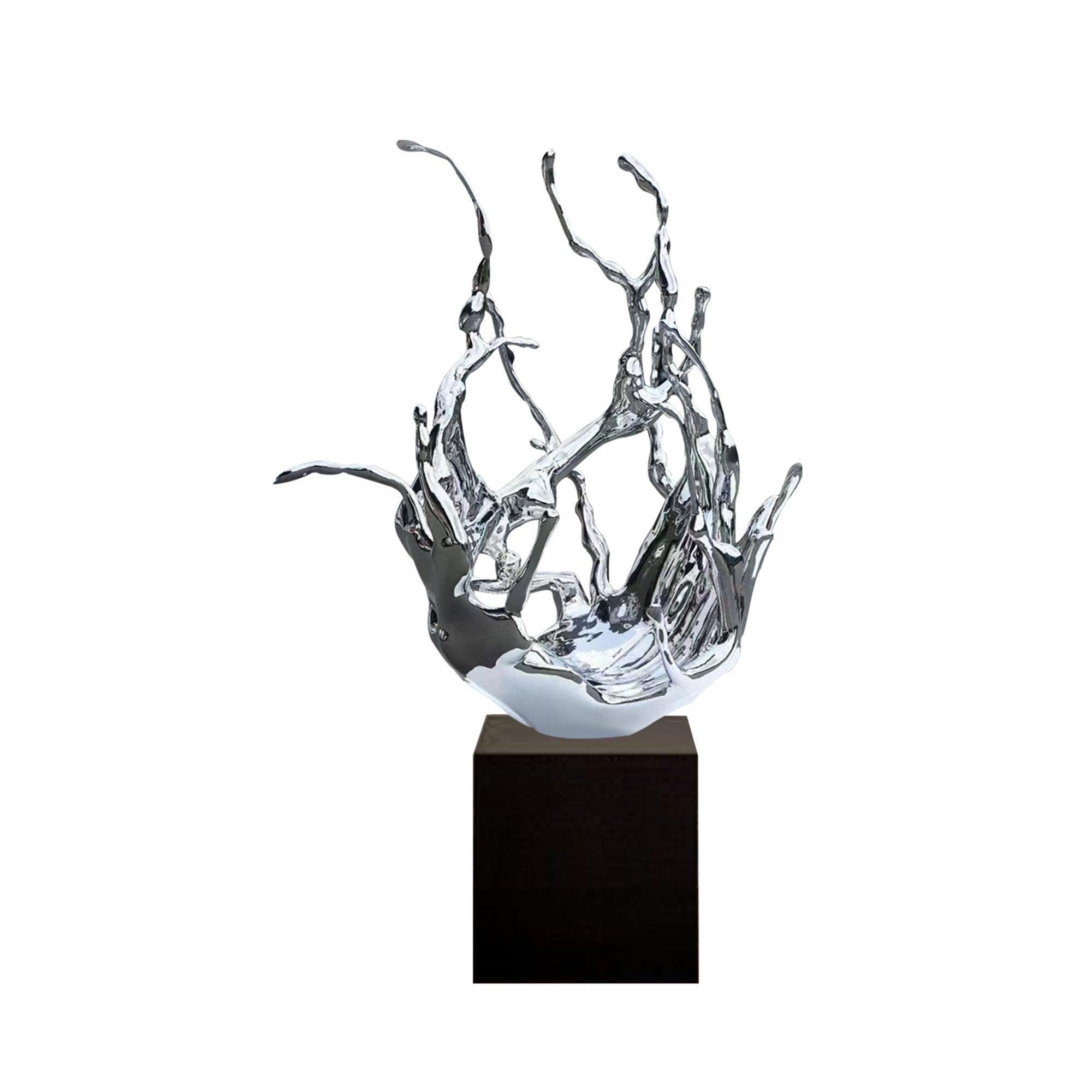 Modern Sculpture Abstract Stainless Steel Sculpture