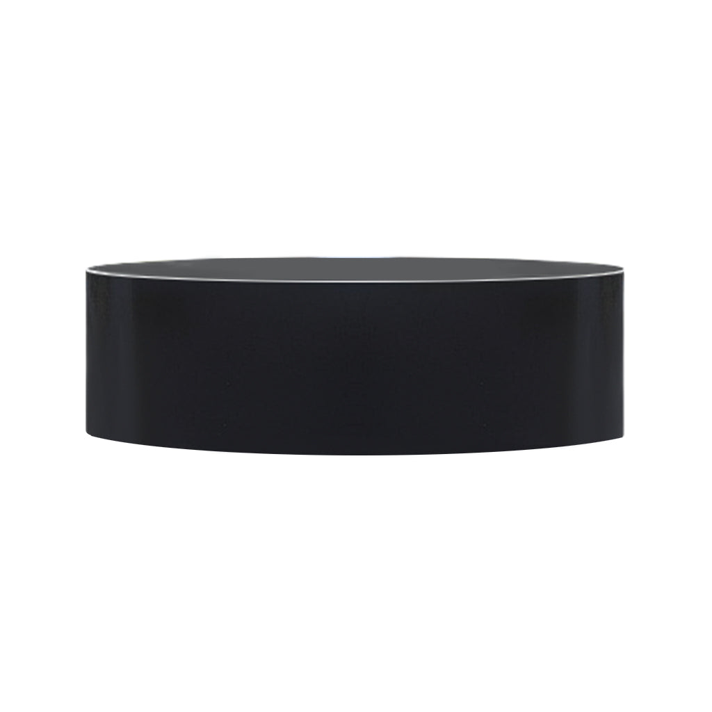 black round base