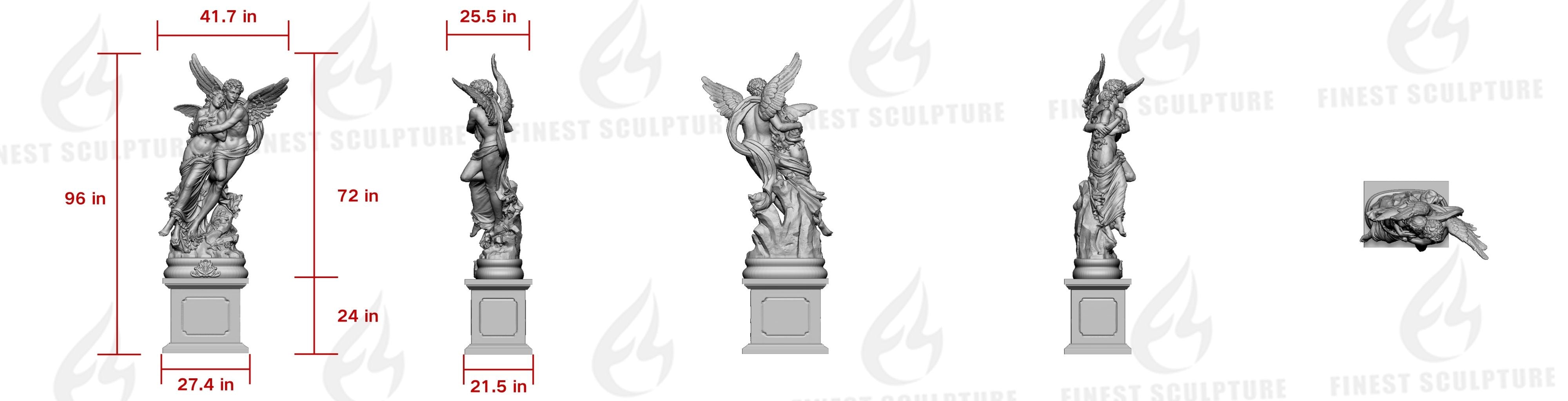 Custom Link for Ash Batra of Custom Sculpture- FM-032 96inch Height