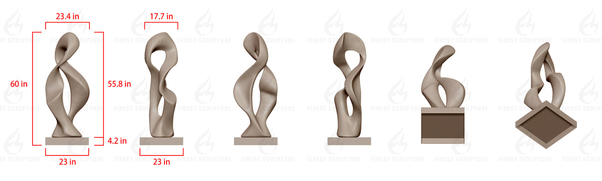 Custom Link for Barry McCabe of Custom 316L Grade Stainless Steel Sculpture