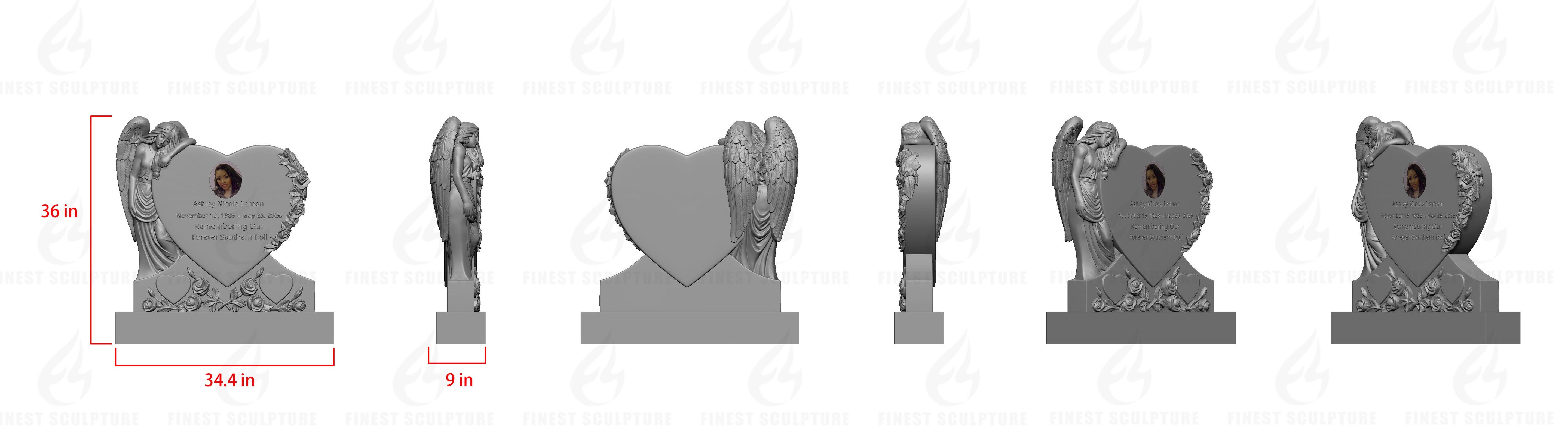 Custom Link for Dale Lemon of Custom Black Granite Sculpture