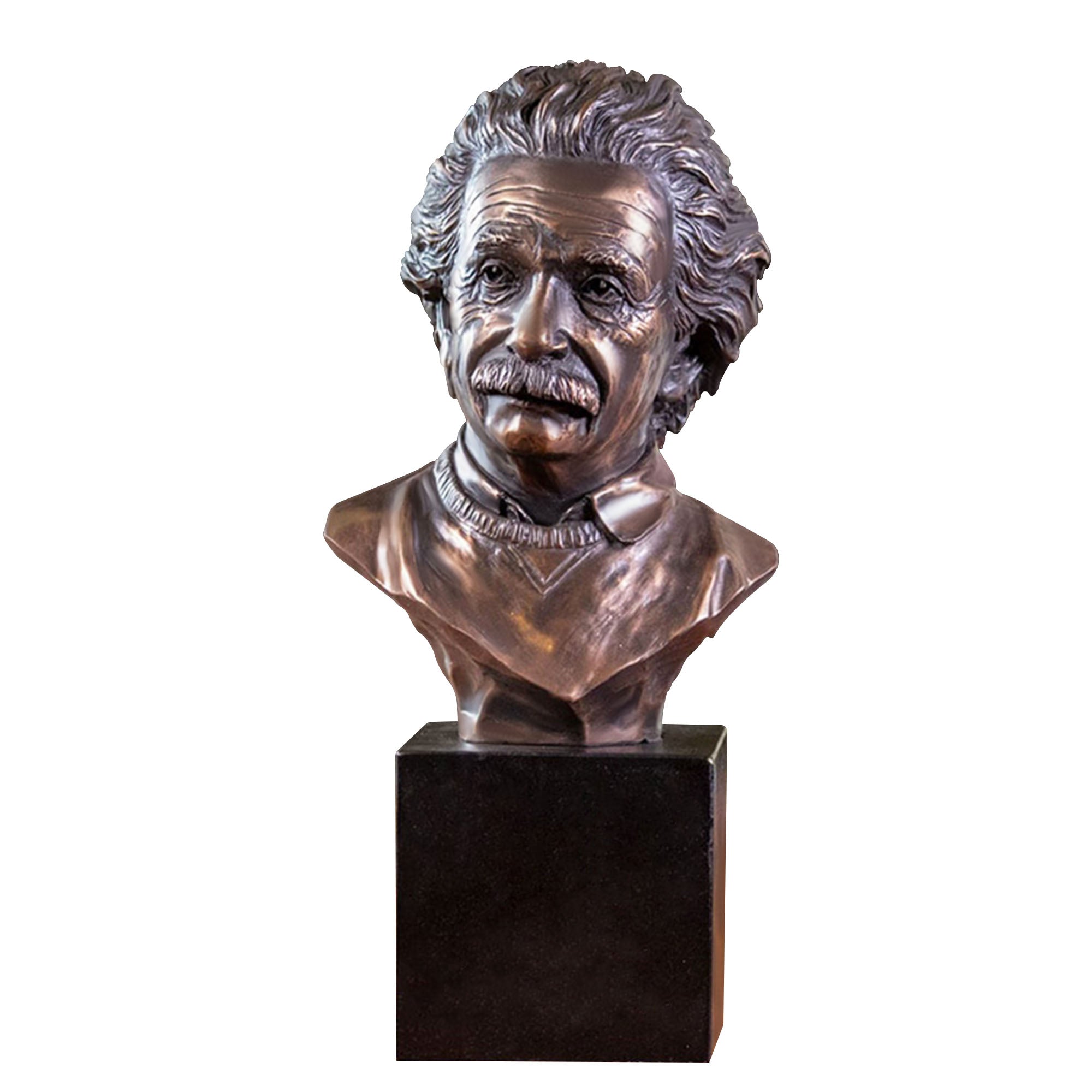 FINEST Indoor Bronze Albert Einstein Bust Sculpture FB-066