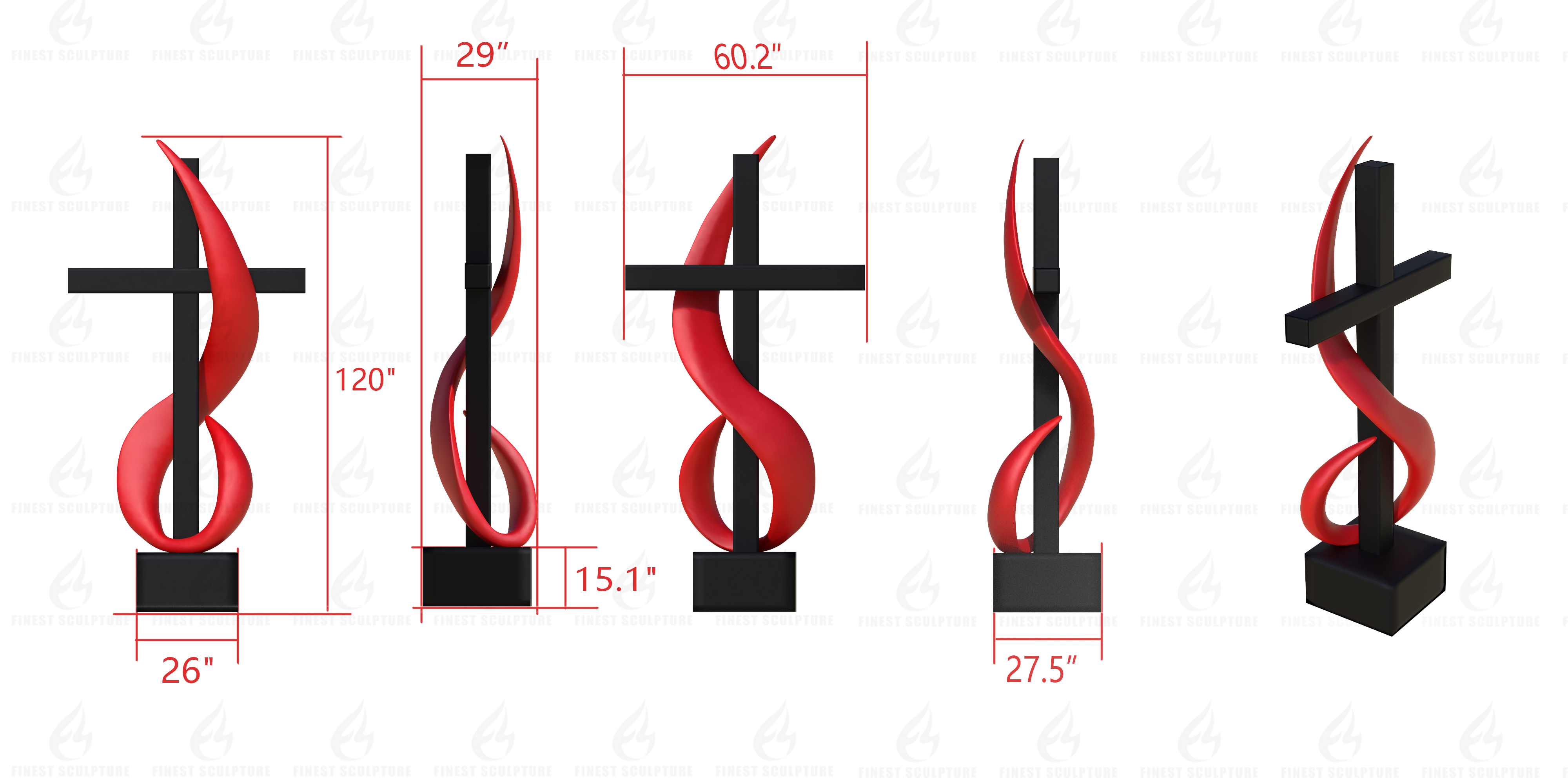 Custom Link for Kiki Biscuiti of Custom the United Methodist Church logo Sculpture -50% Deposit