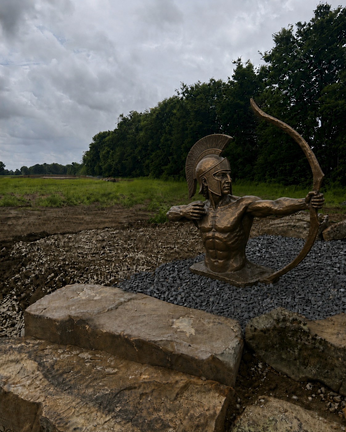 Custom Link for Curtiss Irving of  Bronze Sculpture